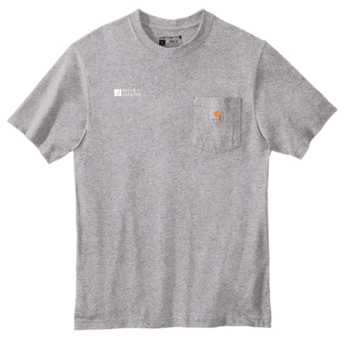 State Utility Contractors - Carhartt Tall Workwear Pocket Short Sleeve T-Shirt v1