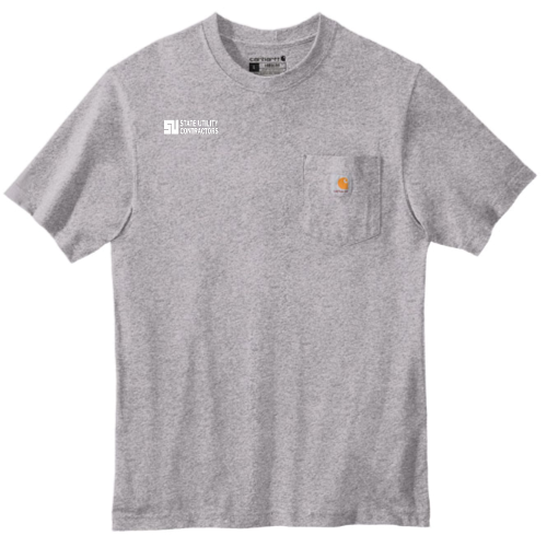 State Utility Contractors - Carhartt Workwear Pocket Short Sleeve T-Shirt v1