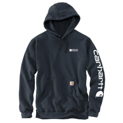 State Utility Contractors - Carhartt Midweight Hooded Logo Sweatshirt v1