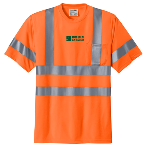 SUC - CornerStone ANSI 107 Class 3 SnagShort Sleeve -Resistant Reflective T-Shirt