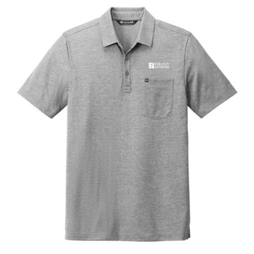 State Utility Contractors - TravisMathew Oceanside Heather Pocket Polo v1