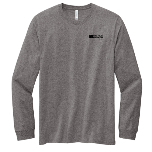 State Utility Contractors - Volunteer Knitwear Chore Long Sleeve Tee USA-Made v3
