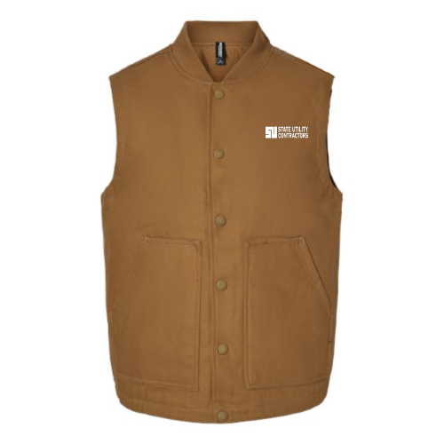State Utility Contractors - Insulated Canvas Workwear Vest v1