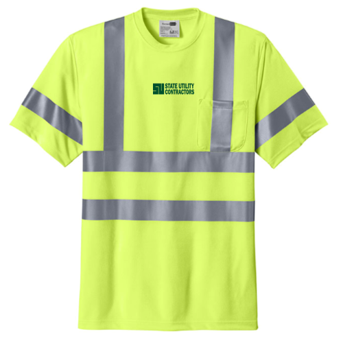 SUC - CornerStone ANSI 107 Class 3 SnagShort Sleeve -Resistant Reflective T-Shirt
