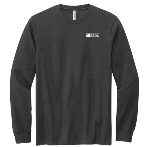State Utility Contractors - Volunteer Knitwear Chore Long Sleeve Tee USA-Made v1