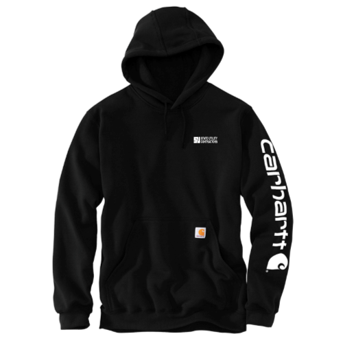 State Utility Contractors - Carhartt Midweight Hooded Logo Sweatshirt v1