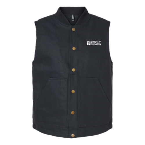 State Utility Contractors - Insulated Canvas Workwear Vest v1