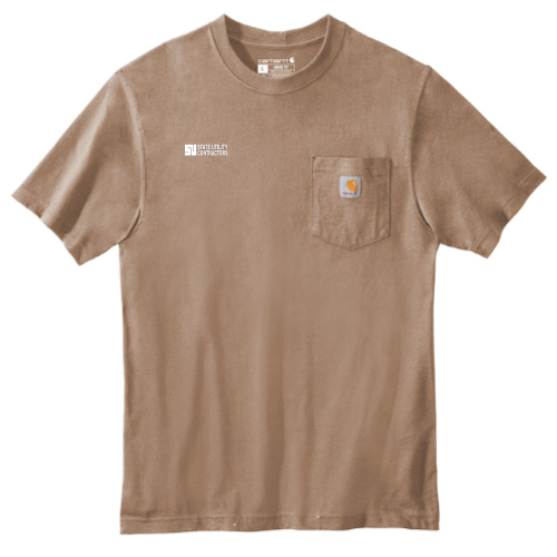 State Utility Contractors - Carhartt Tall Workwear Pocket Short Sleeve T-Shirt v1