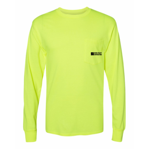 State Utility Contractors - Workwear Long Sleeve Pocket T-Shirt v3