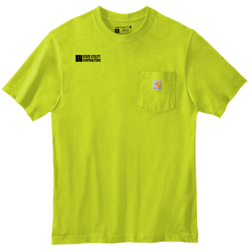 State Utility Contractors - Carhartt Workwear Pocket Short Sleeve T-Shirt v3