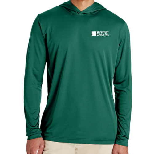 State Utility Contractors - Men's Zone Performance Hooded T-Shirt v1