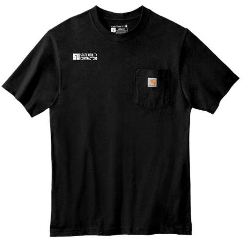 State Utility Contractors - Carhartt Workwear Pocket Short Sleeve T-Shirt v1