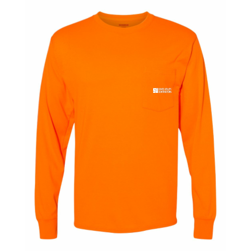 State Utility Contractors - Workwear Long Sleeve Pocket T-Shirt v1