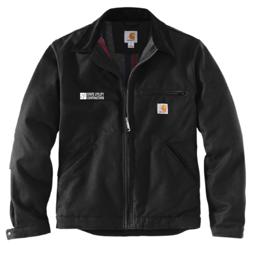 State Utility Contractors - Carhartt Duck Detroit Jacket v1