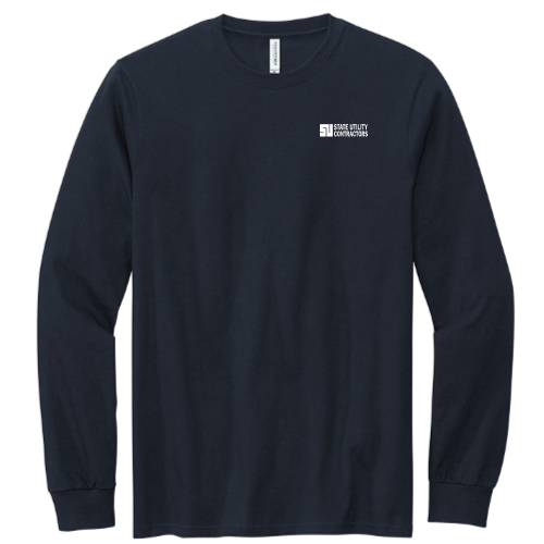 State Utility Contractors - Volunteer Knitwear Chore Long Sleeve Tee USA-Made v1