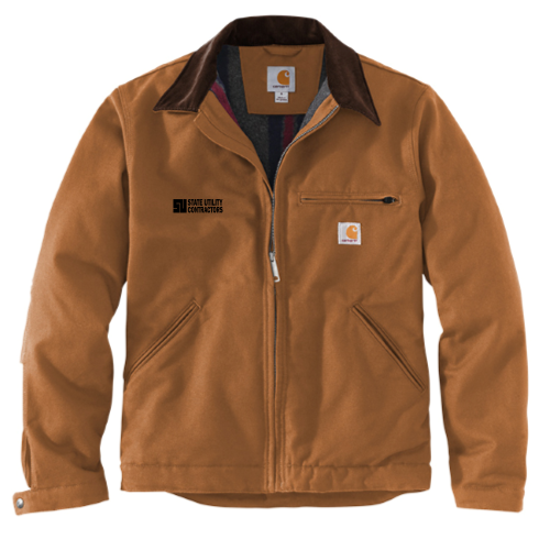 State Utility Contractors - Carhartt Duck Detroit Jacket v3