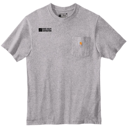 State Utility Contractors - Carhartt Workwear Pocket Short Sleeve T-Shirt v3
