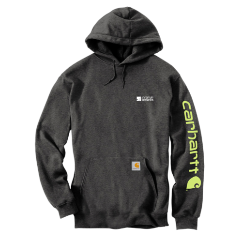 State Utility Contractors - Carhartt Midweight Hooded Logo Sweatshirt v1
