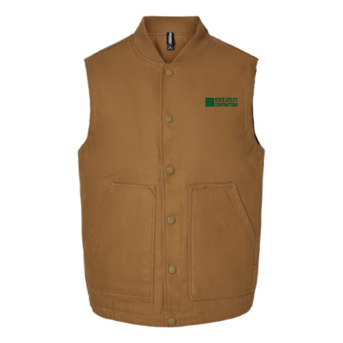 State Utility Contractors - Insulated Canvas Workwear Vest v2