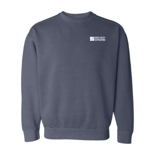 State Utility Contractors - Pigment-Dyed Crewneck Sweatshirt v1