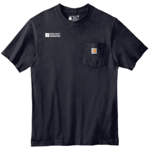 State Utility Contractors - Carhartt Workwear Pocket Short Sleeve T-Shirt v1