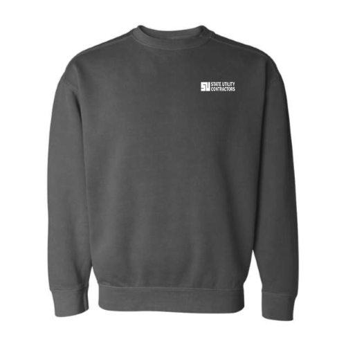State Utility Contractors - Pigment-Dyed Crewneck Sweatshirt v1