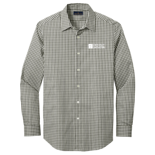 State Utility Contractors - Brooks Brothers Tech Stretch Patterned Shirt v1