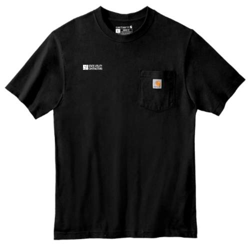 State Utility Contractors - Carhartt Tall Workwear Pocket Short Sleeve T-Shirt v1