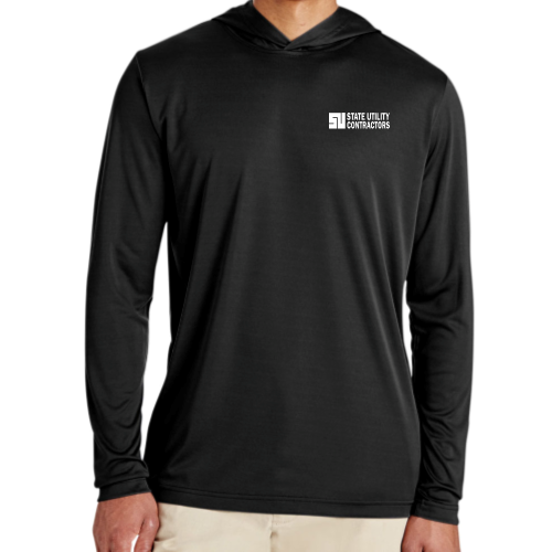 State Utility Contractors - Men's Zone Performance Hooded T-Shirt v1