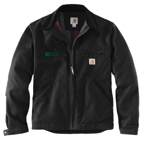 State Utility Contractors - Carhartt Duck Detroit Jacket v2
